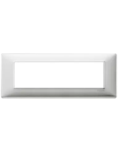 Vimar 20657.81 Classic Plaque 7 Modules Miroir Argenté